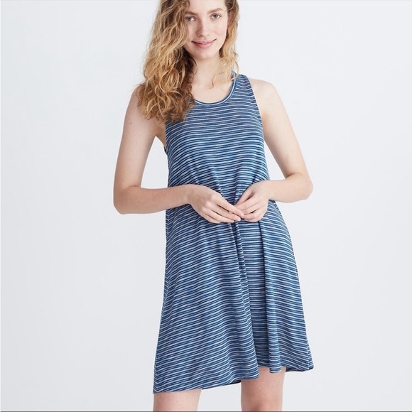 Madewell Highpoint Stripe Tank Dress, size medium. - Picture 1 of 6